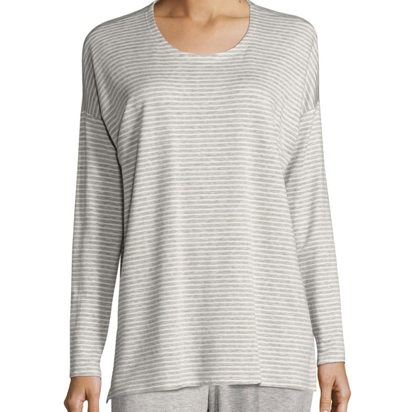 New Eileen Fisher Striped Shirt USA Soft - Picture 1 of 4